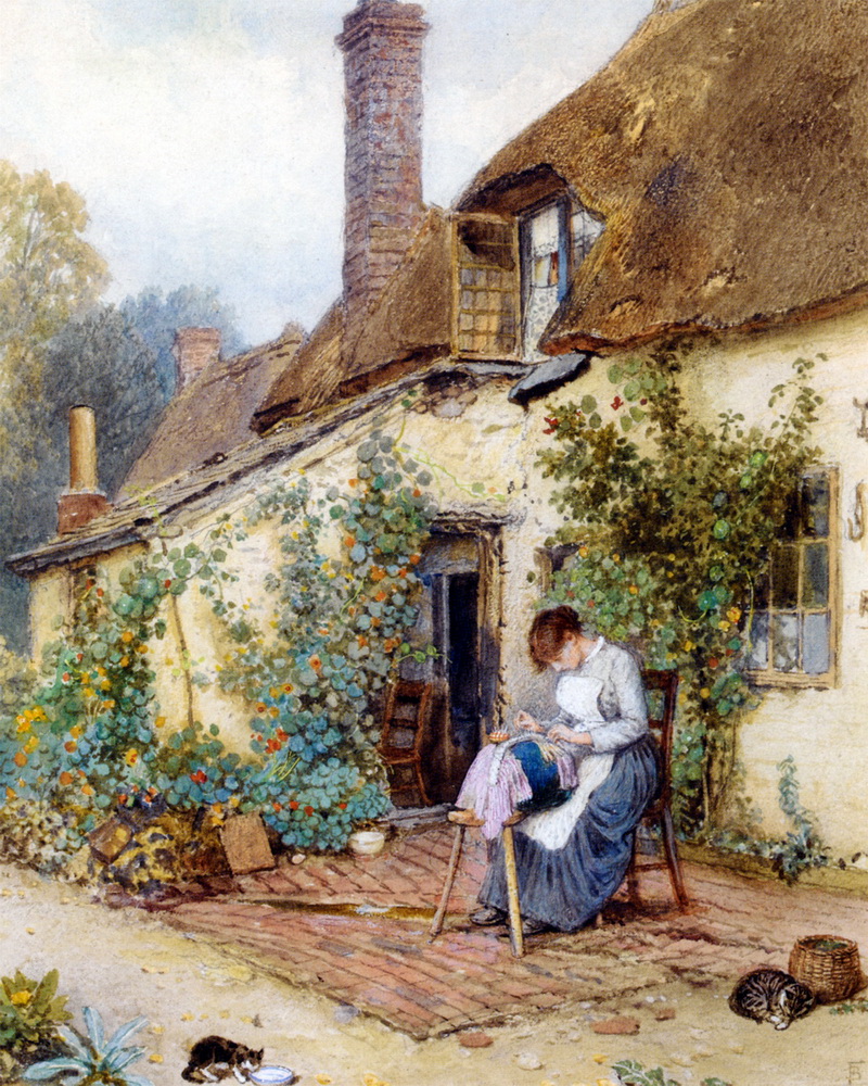 English painting. Художник myles Birket Foster 1825-1899. Myles Birket Foster 1825-1899 Британия. Майлз Биркет Фостер. Картины художника myles Birket Foster.